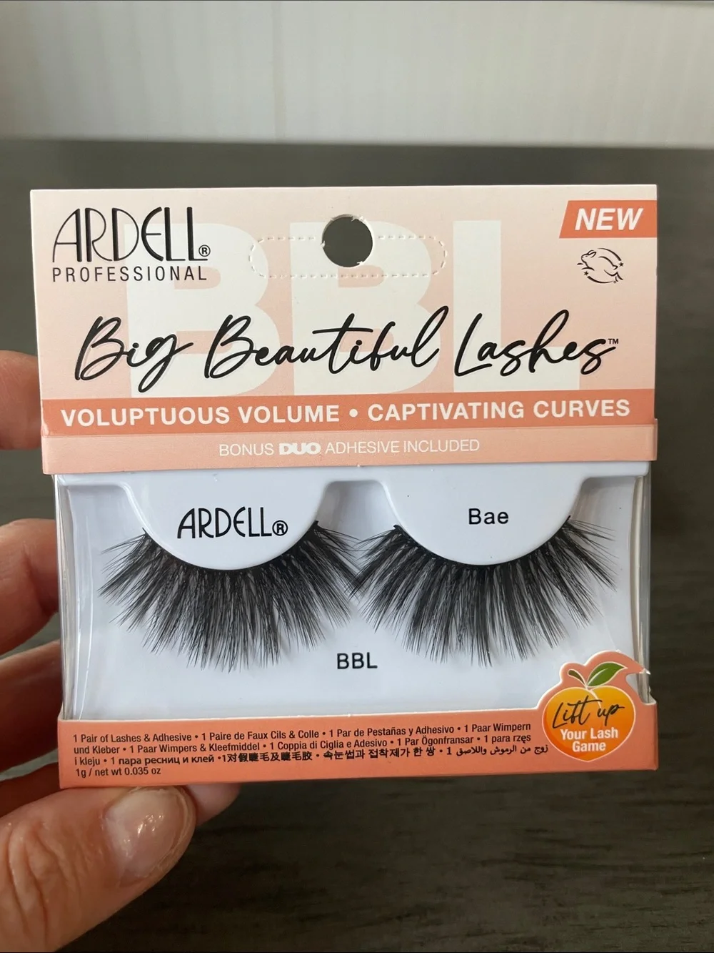 Set of 2 Ardell Big Beautiful Lashes “Bae” - with adhesive BNIP